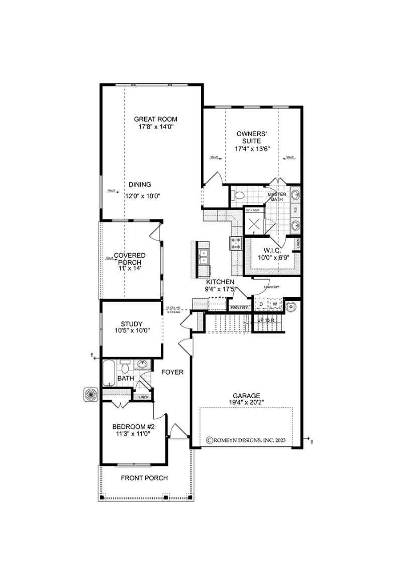 First floor of the available Bailey with Bonus at Madeira in Acworth, GA